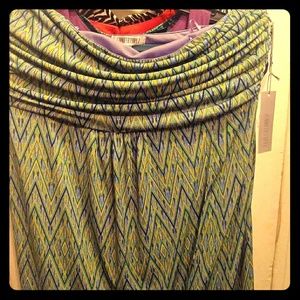 NWT Jennifer Lopez Strapless dress w Tulip skirt